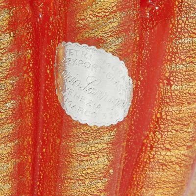  Artisti Barovier Barovier Poppy Murano Glass Vase