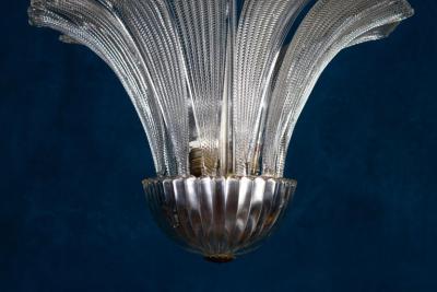 Artisti Barovier Charming Mid Century Chandelier or Lantern by Barovier 1950