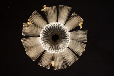  Artisti Barovier Charming Mid Century Chandelier or Lantern by Barovier 1950