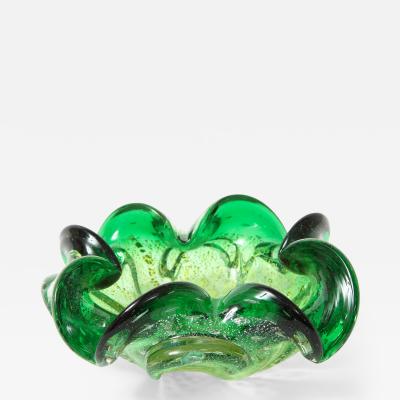  Artisti Barovier Murano Emerald Green Vessel Barovier