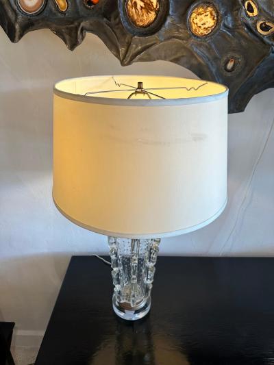  Artisti Barovier Vintage 1940s Barovier Bubbled Murano Glass Table Lamp