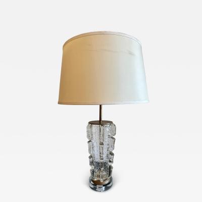  Artisti Barovier Vintage 1940s Barovier Bubbled Murano Glass Table Lamp
