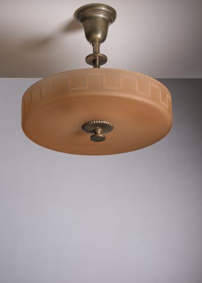  Arvid B hlmarks Lampfabrik Bohlmarks Havana glass pendant