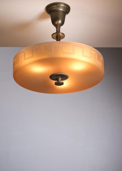  Arvid B hlmarks Lampfabrik Bohlmarks Havana glass pendant