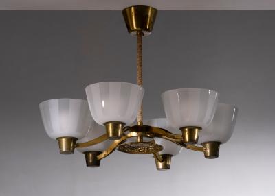  Asea ASEA 6 arm chandelier