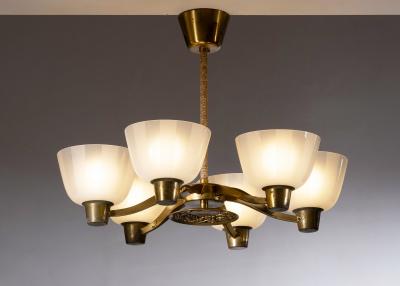  Asea ASEA 6 arm chandelier