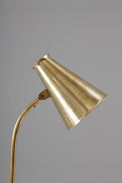 Asea ASEA Attributed Scandinavian Midcentury Desk Lamp in Brass