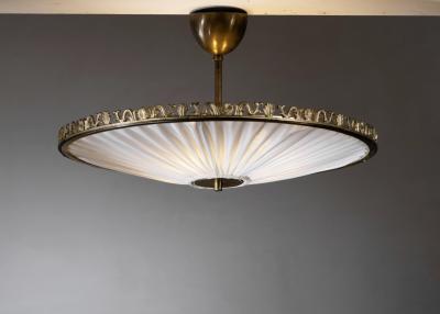  Asea ASEA brass and fabric pendant