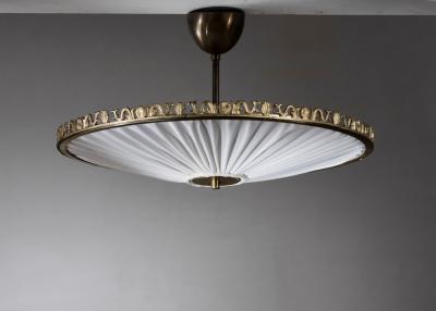  Asea ASEA brass and fabric pendant
