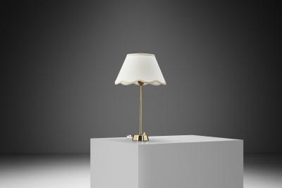  Asea Brass Model E1168 Table Lamp by ASEA Sweden Mid 20th Century
