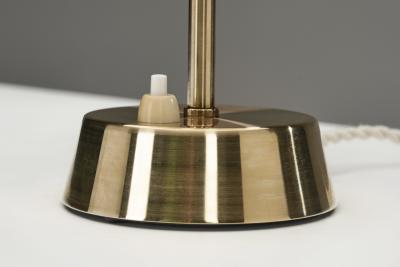  Asea Brass Model E1168 Table Lamp by ASEA Sweden Mid 20th Century