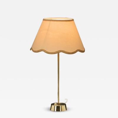  Asea Brass Model E1168 Table Lamp by ASEA Sweden Mid 20th Century