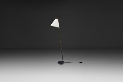  Asea Brass and Cast Iron Model E1815 Floor Lamp for ASEA Belysning Sweden 1950s