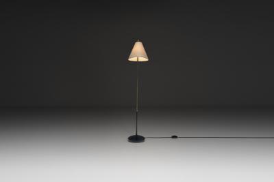  Asea Brass and Cast Iron Model E1815 Floor Lamp for ASEA Belysning Sweden 1950s