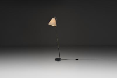  Asea Brass and Cast Iron Model E1815 Floor Lamp for ASEA Belysning Sweden 1950s