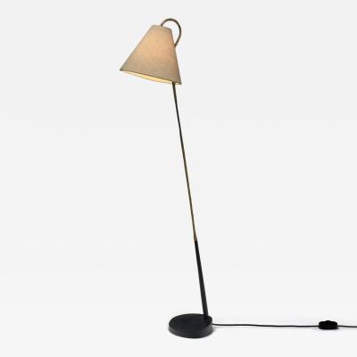  Asea Brass and Cast Iron Model E1815 Floor Lamp for ASEA Belysning Sweden 1950s