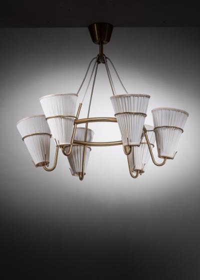 Asea Hans Bergstr m brass chandelier for ASEA
