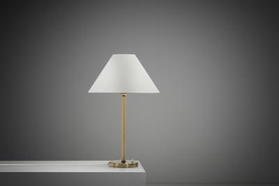  Asea Model A 4410 Brass and Lacquered Table Lamp by ASEA Sweden 1940s
