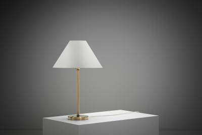  Asea Model A 4410 Brass and Lacquered Table Lamp by ASEA Sweden 1940s