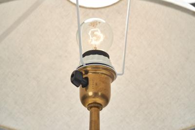  Asea Model E1342 Brass Table Lamp with Tripod Base by ASEA Sweden Mid 20th Century