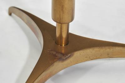  Asea Model E1342 Brass Table Lamp with Tripod Base by ASEA Sweden Mid 20th Century
