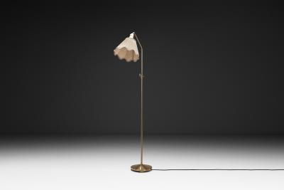  Asea Model E1750 Brass Floor Lamp for ASEA Sweden Mid 20th Century
