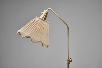  Asea Model E1750 Brass Floor Lamp for ASEA Sweden Mid 20th Century