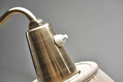  Asea Model E1750 Brass Floor Lamp for ASEA Sweden Mid 20th Century