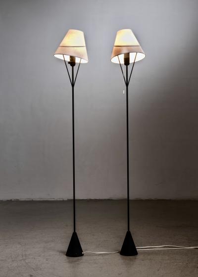  Asea Pair of Carl Aub ck floor lamps for ASEA