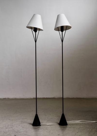  Asea Pair of Carl Aub ck floor lamps for ASEA