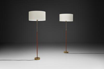  Asea Pair of Model 741148 Floor Lamps by ASEA Sweden 1950s