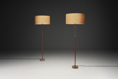  Asea Pair of Model 741148 Floor Lamps by ASEA Sweden 1950s