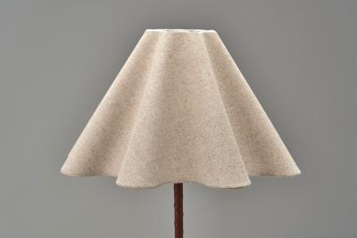  Asea Pair of Model E1247 Brass and Leather Table Lamps for ASEA Sweden Mid 20th C