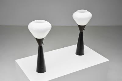  Asea Pair of Table Lamps by Lisa Johansson Pape for ASEA Sweden 1950s