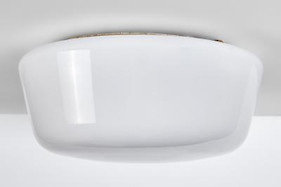  Asea Set of Three Opal Glass Ceiling Lamps by ASEA Sweden Mid 20th Century