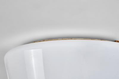  Asea Set of Three Opal Glass Ceiling Lamps by ASEA Sweden Mid 20th Century