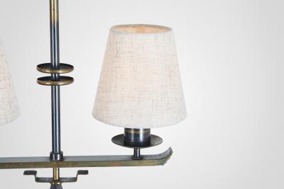  Asea Two Armed Art Deco Hanging Lamp by ASEA Sweden 1930s