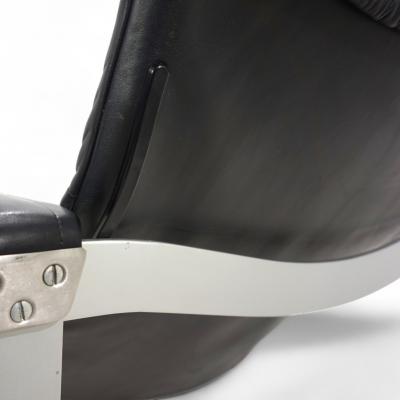  Asko Asko Pulkka leather lounge chair by Ilmari Lappalainen 1960