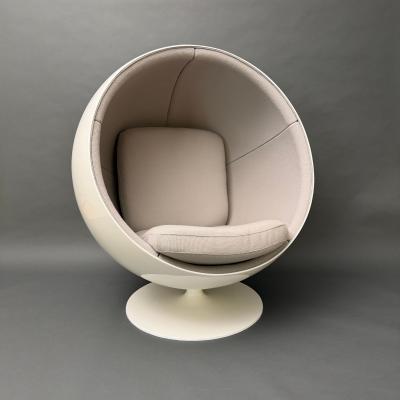 Asko Original Asko Ball Chair Eero Aarnio White and Gray Finland 1960s