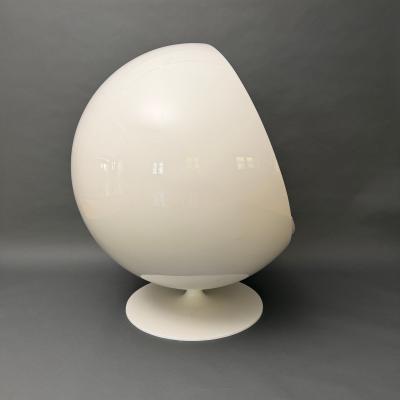  Asko Original Asko Ball Chair Eero Aarnio White and Gray Finland 1960s