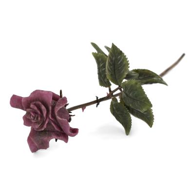  Asprey A large precious stone and silver gilt flower model by Asprey