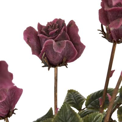  Asprey A large precious stone and silver gilt flower model by Asprey