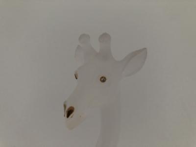  Asprey Asprey Rock Crystal 18k Gold Diamond Giraffe Sculpture