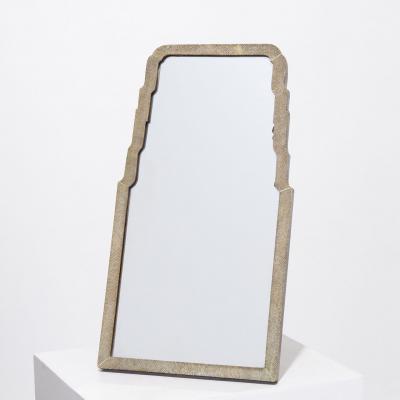  Asprey English Shagreen Frame Table Mirror in the Manner of Asprey Co