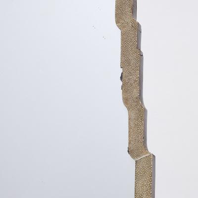  Asprey English Shagreen Frame Table Mirror in the Manner of Asprey Co