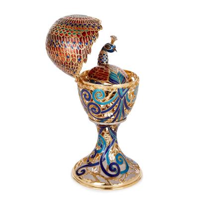  Asprey Faberg style bejewelled and enamelled gold egg by Asprey