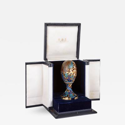  Asprey Faberg style bejewelled and enamelled gold egg by Asprey