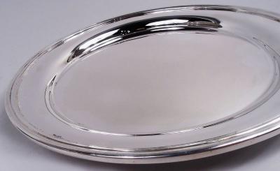 Asprey Garrard Asprey Garrard Modern Sterling Silver Tray