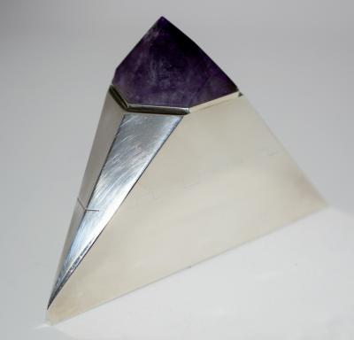  Asprey Jewelry Box by Asprey Sterling Silver Amethyst