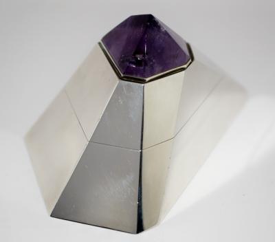  Asprey Jewelry Box by Asprey Sterling Silver Amethyst